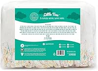 Vista 3 de Little Toes - Pañales de natación desechables naturales de primera calidad, talla 1-2 S (13-20 libras) (24 unidades) Pañales de natación