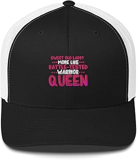 Teegarb Letter Blanket Trucker Cap Hilarious Experienced Grandma Nanny Gigi Grandmother Lover Humorous Knowledgeable Equipped Granny Black/White