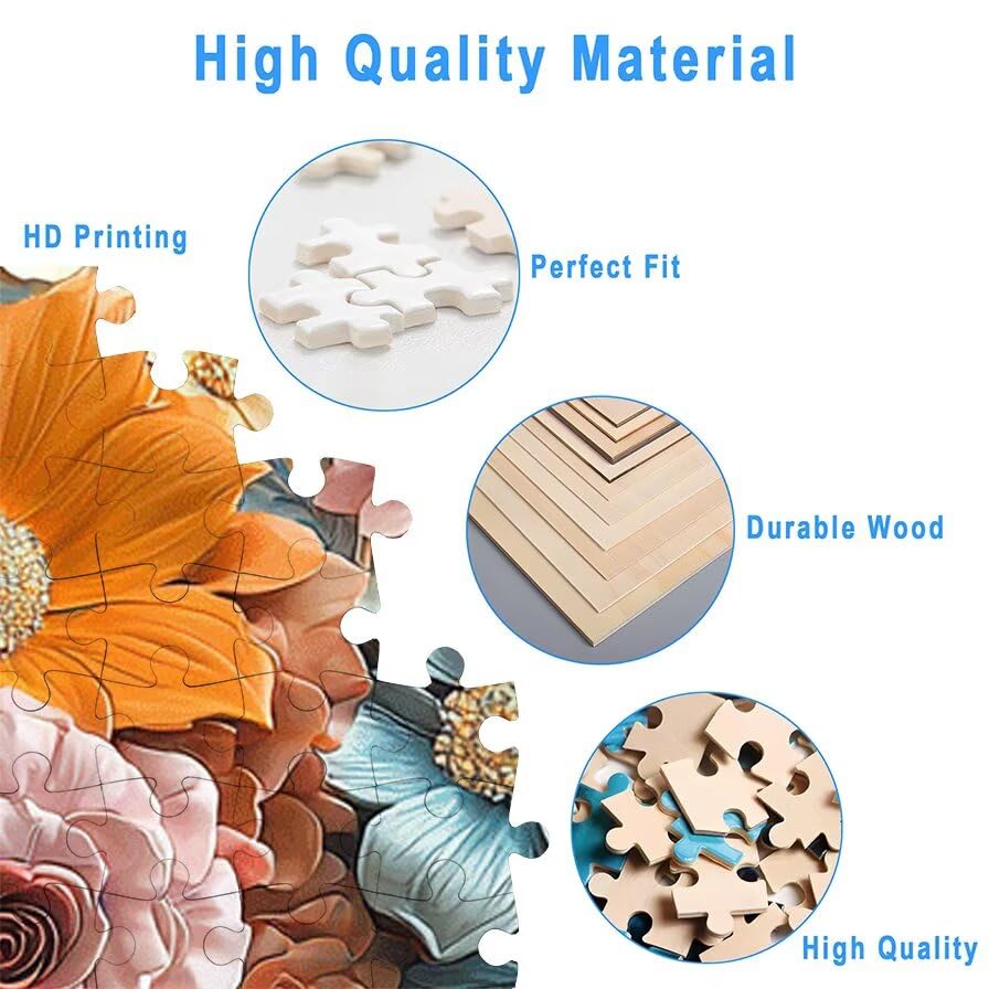 Puzzle 5000 sztuk kwiatów, puzzle drewniany kubek dla dorosłych, rozmiar: 156 x 105 cm, puzzle 5000 sztuk dla dorosłych, rodzinne gry edukacyjne, puzzle pomysł na prezent dla kobiet, wystrój domu