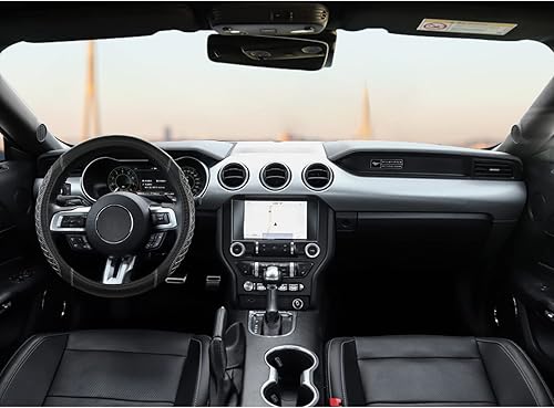 Miniatura 10 de West Llama - Funda para volante de automóvil (negro y morado)