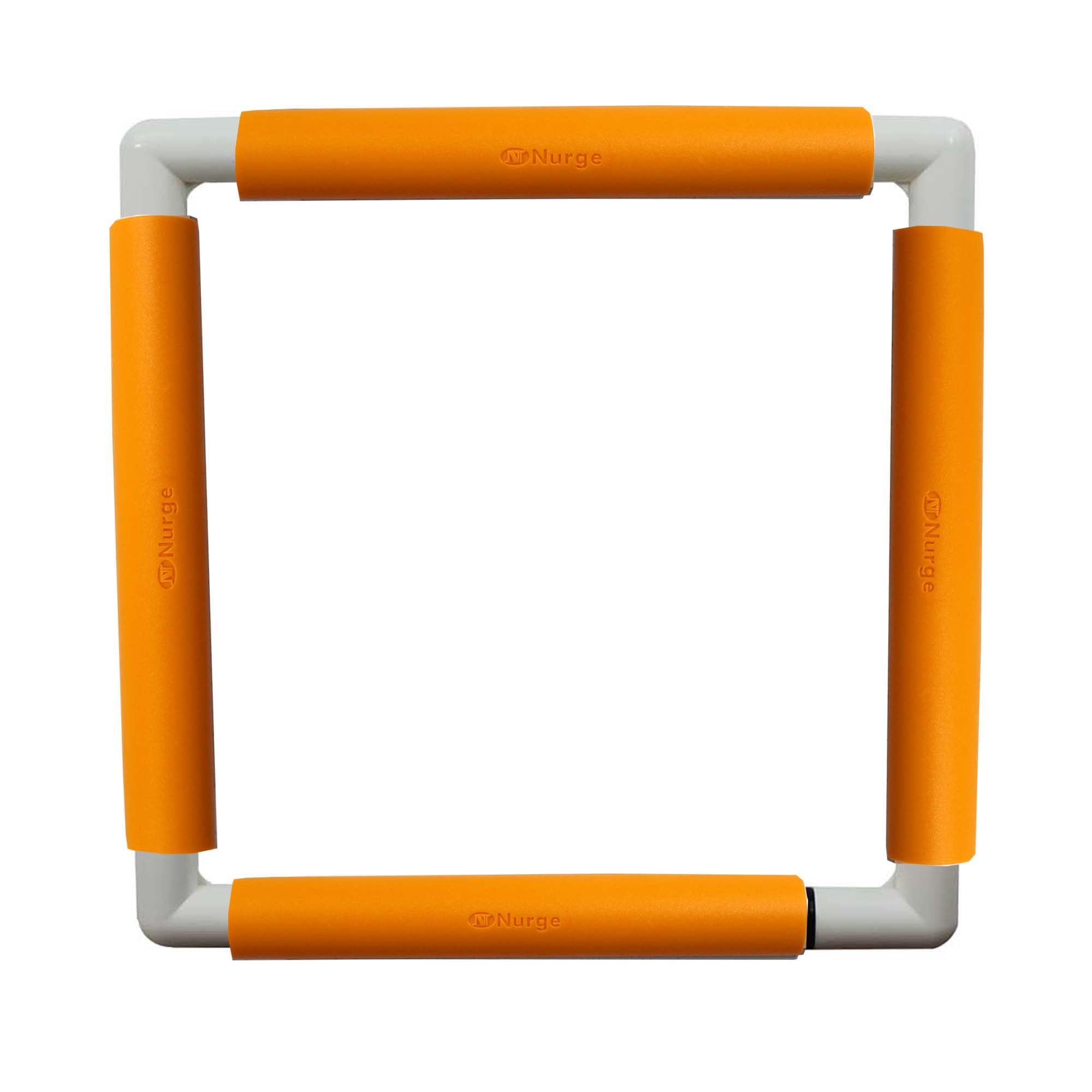 Whitecroft Essentials Orange Nurge Embroidery Snap Frame Lightweight Cross Stitch Tapestry Needlework Hoop 29Cm X 29Cm (Orange)