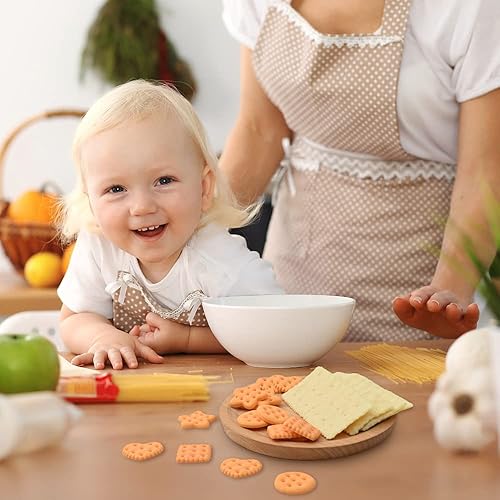 Miniatura 5 de Galletas falsas, 20 unidades, 5 estilos, galletas artificiales de simulación, galletas de postre realistas, alimentos para el hogar, cocina, tienda,