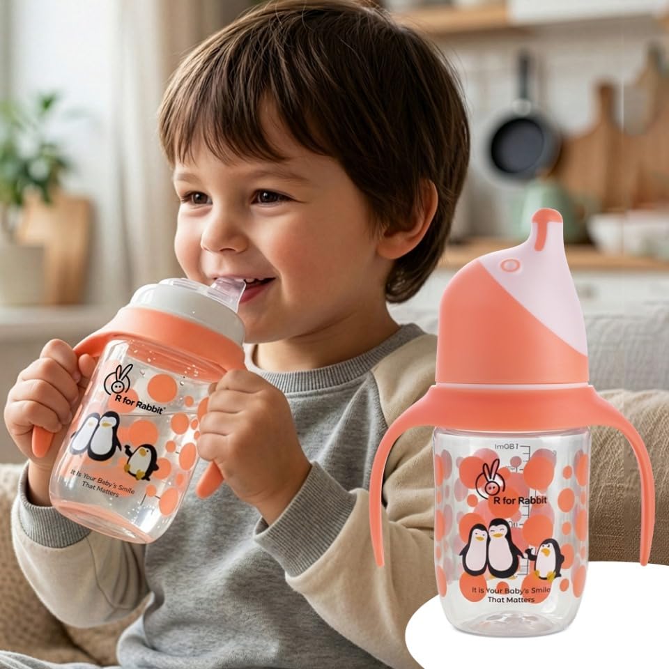 Buy R for Rabbit Penguin Spout Sipper Cup 180 ml Bottle, PP Spout