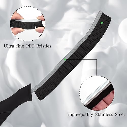 Miniatura 4 de KMOSENIA Cleaning Brush, Hard Bristle Crevice Cleaning Brush, Scrub Brush for Tile Grout Crevice, Toilet, Kitchen, Bathroom, Window Track, Vehicle,