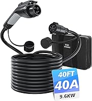 Vista 1 de Cable de extensión J1772, cable de extensión para cargador EV 40A de 12 metros, cable de carga para vehículos eléctricos 110V-240V compatible