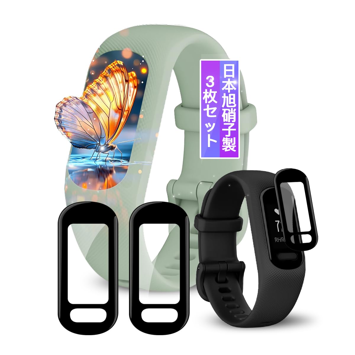 GARMIN - GARMIN vivosmart 5 Black L【保護フィルム付】 vívosmart 5 | スマートウォッチ | Garmin 日本