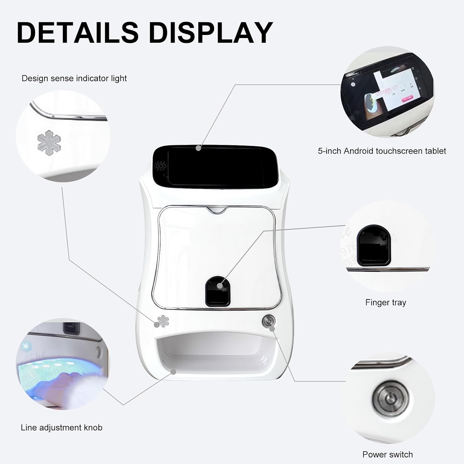 Digital Mobile Nail Art Printer, Imprimante Ongles Intelligente, Mobile Nail Art Stamping Printer, for Beauty & Personal Care for Girls' Home Nails