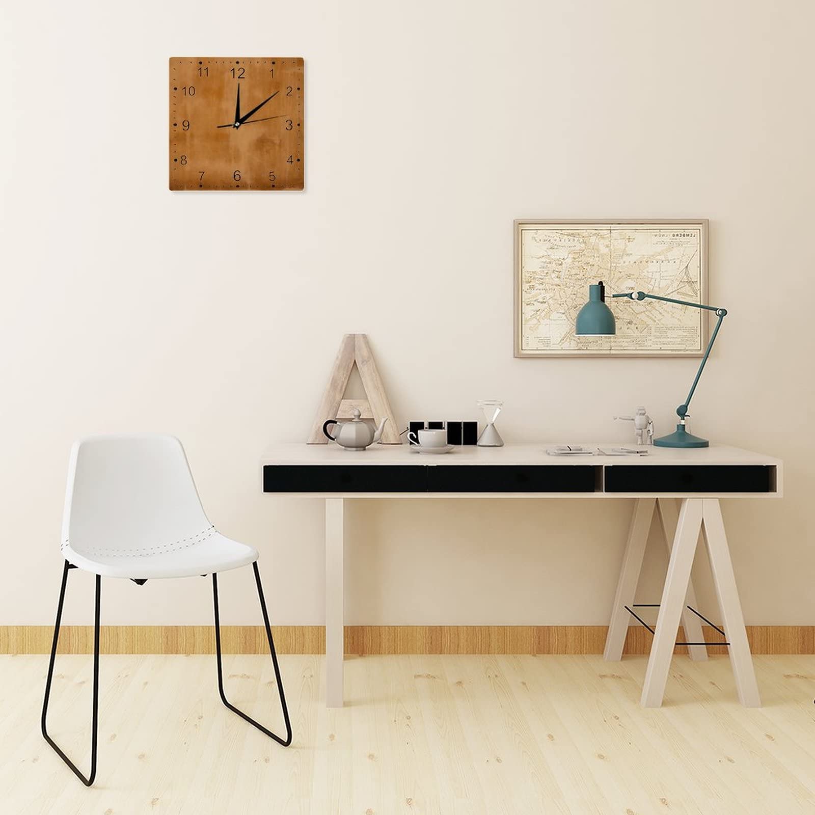 COUCOU DU SALON De La Maison Plastique Bureau Horloge Suspendue