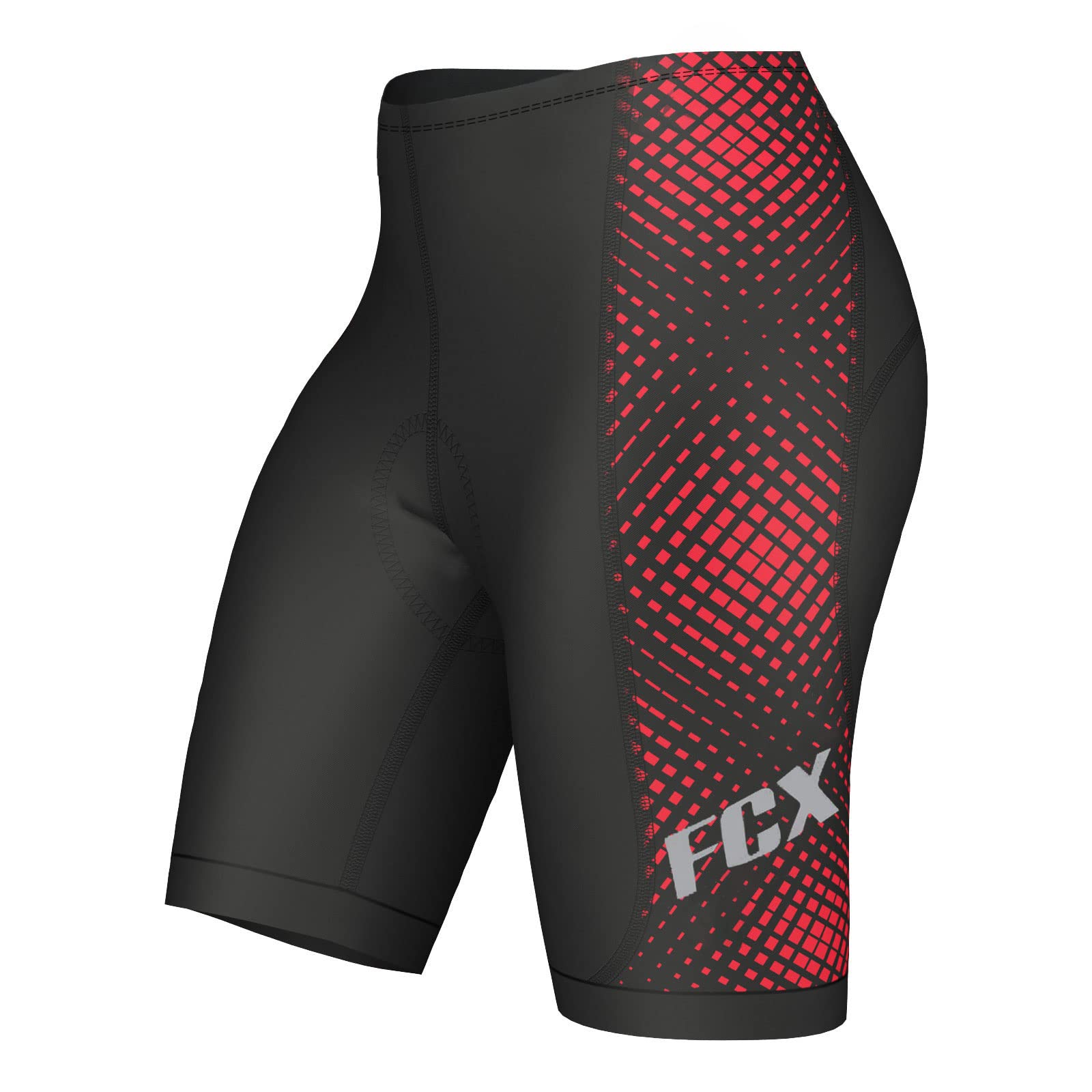 FCX Short de cyclisme rembourré en gel pour femme - Séchage rapide
