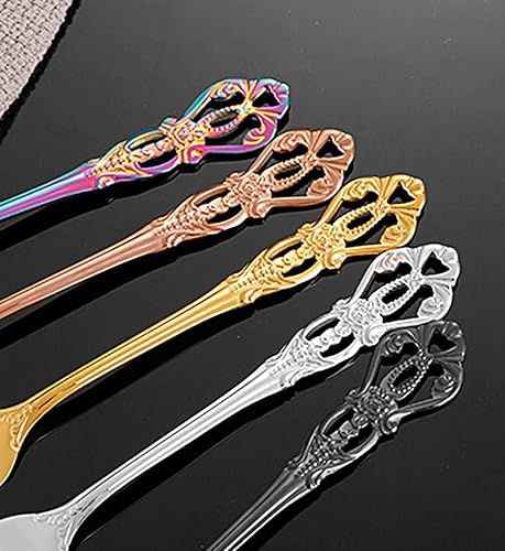 Miniatura 3 de Juego de cubiertos dorados de 60 piezas para 12 lugares, con estilo de cancha, acero inoxidable en relieve, hogar, cocina, boda, restaurante,