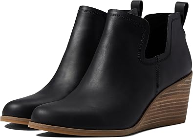 black suede kallie wedge bootie