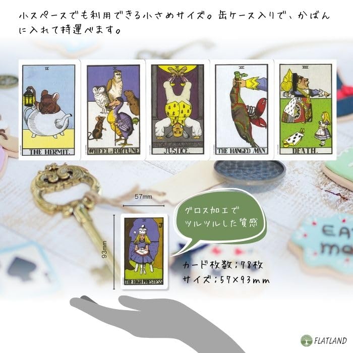 Amazon.co.jp: 【缶ケース入り】ワンダーランド タロット The