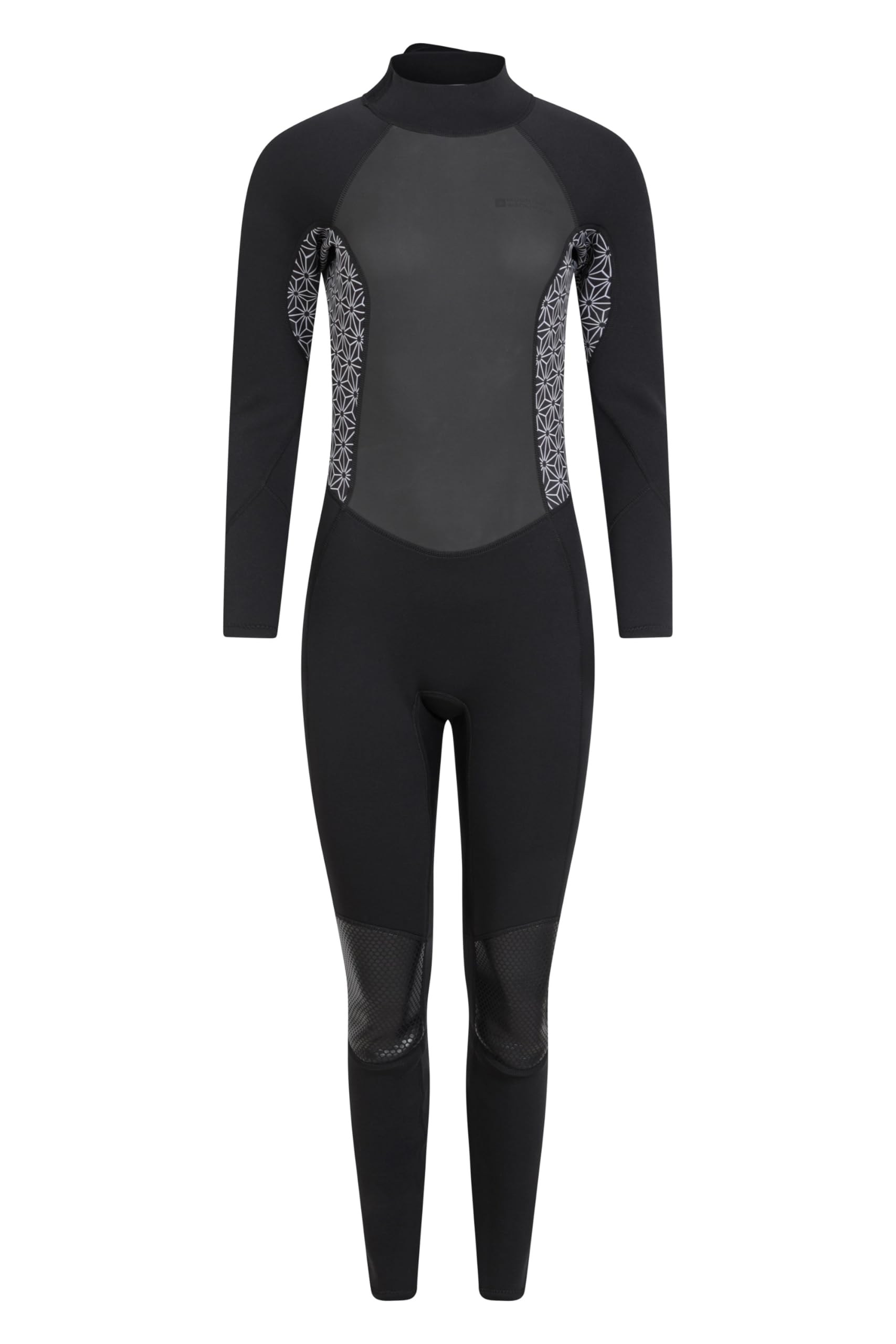 Mountain WarehouseWomen's 2.5mm Thickness Full Wetsuit - UPF 50+, Contour Fit, Adjustable Neck, Rubber Panel for Improved Grip - Long Sleeve Spring Summer Wet Suit for Bodyboarding & Surfing