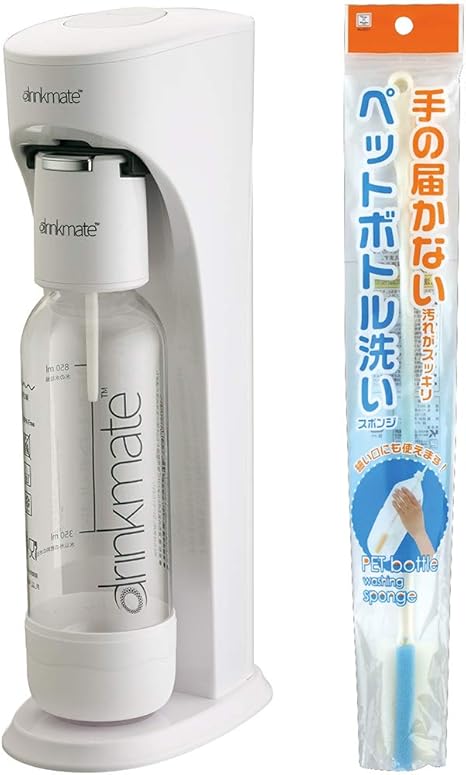 Amazon ドリンクメイト ベーシック 炭酸水メーカー ホワイト ボトル洗浄スポンジ付き キッチン用品 オンライン通販 Amazon ドリンクメイト ベーシック 炭酸水メーカー ホワイト ボトル洗浄スポンジ付き キッチン用品 オンライン通販