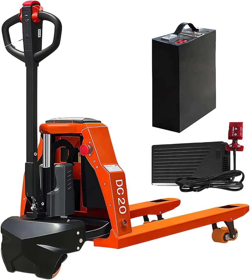 Electric Pallet Jack Truck, 4400lbs Capacity 48" x 27" Forks Pallet Trucks