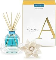 Vista 27 de AGRARIA PetiteEssence Juego de Difusor de Flores y Cañas, Fragancia Botánica de Flores Sola Hecha a Mano, Juego de Regalo de Aceite Perfumado