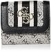 Produktbild Guess Damen Vintage SLG Sml Trifold Münzgeldbörse, Weiß (Black), 13x11x3 Centimeters