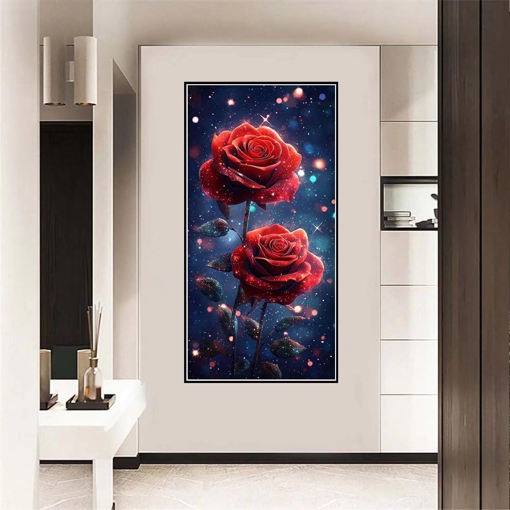 Grande Dipingere con i Numeri 60x120cm Dipingere con i Numeri Adulti Fiore Paint by Numbers Hobby Creativi Adulti e Principianti fai da te Kit Completo Craftoria,Decorazioni Casa Regalo Sogno-y1578