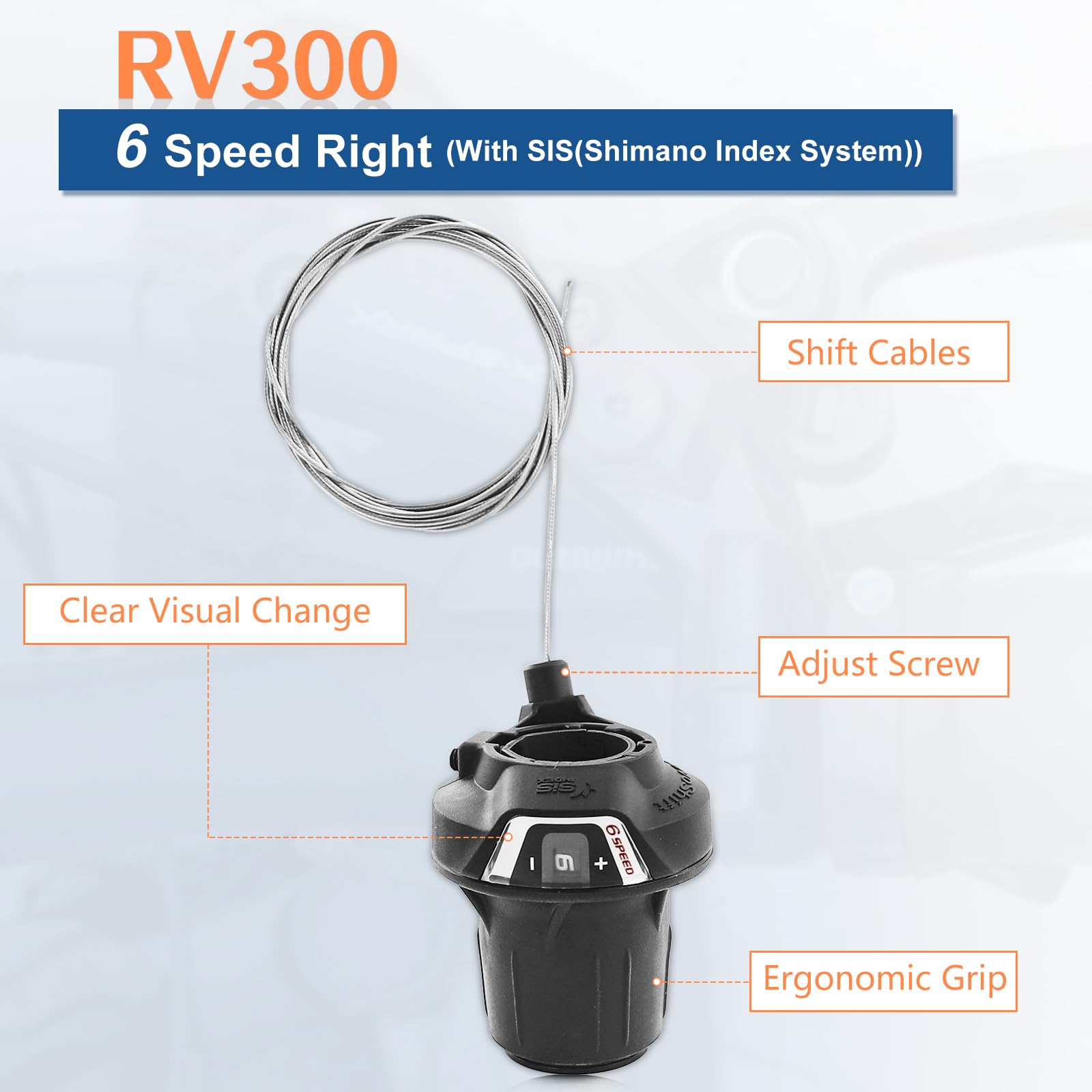 Amazon.co.jp: MAKELEN SL-RV300 シフトレバー 18速ツイストグリップ Amazon.co.jp: MAKELEN SL-RV300 シフトレバー 18速ツイストグリップ