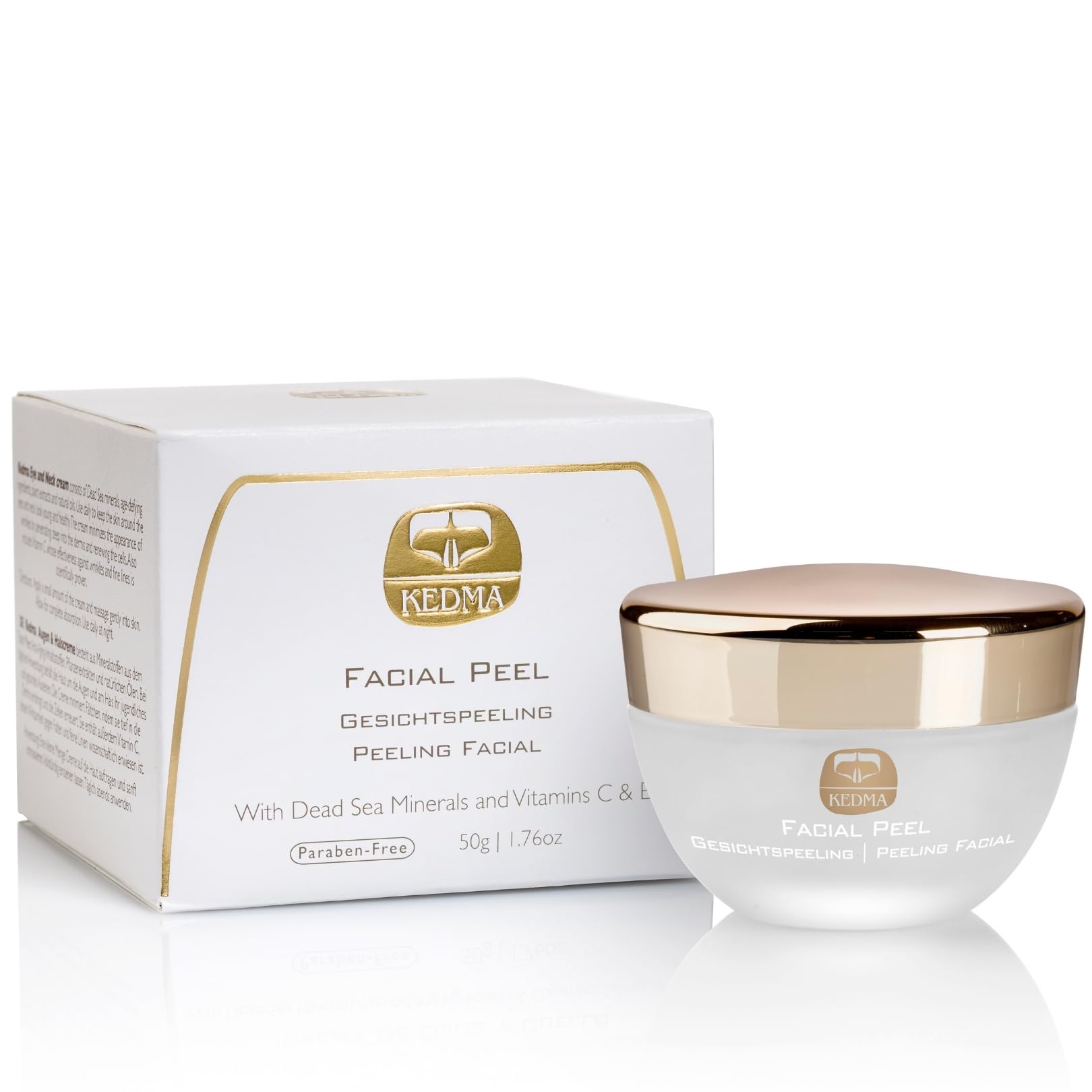 KEDMAExfoliating Facial Peeling with Fruit Extracts - Brightening and Smoothing - For All Skin Types - 50ml