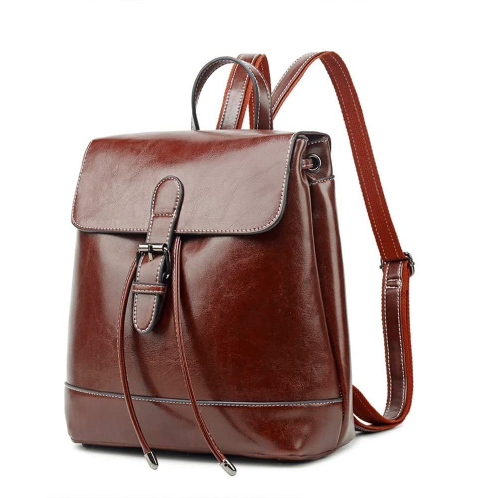 PU Leather Casual Retro Travel Backpack School Bag British Trend Ladies Large Capacity Backpack