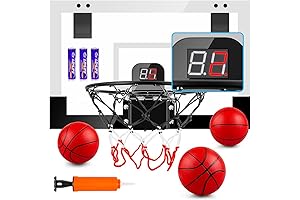 Indoor Basketball Hoop for Room: Fan Backboards with Electronic Scoreboard