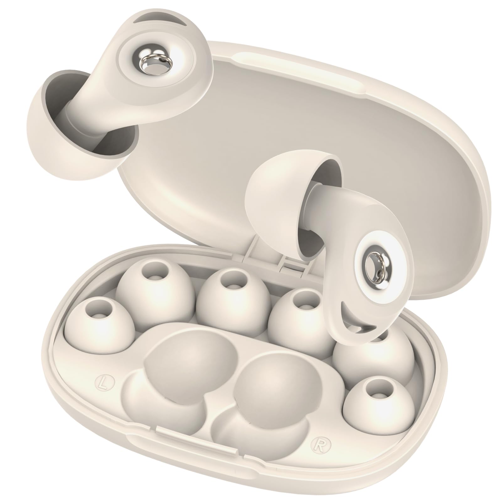 Tapones Oidos Ruido Dormir, 32dB Cancelación de Ruido | Tapones Reutilizables de Silicona, Cómodo para Dormir de Lado, Aptos para Dormir, Viajar y Conciertos