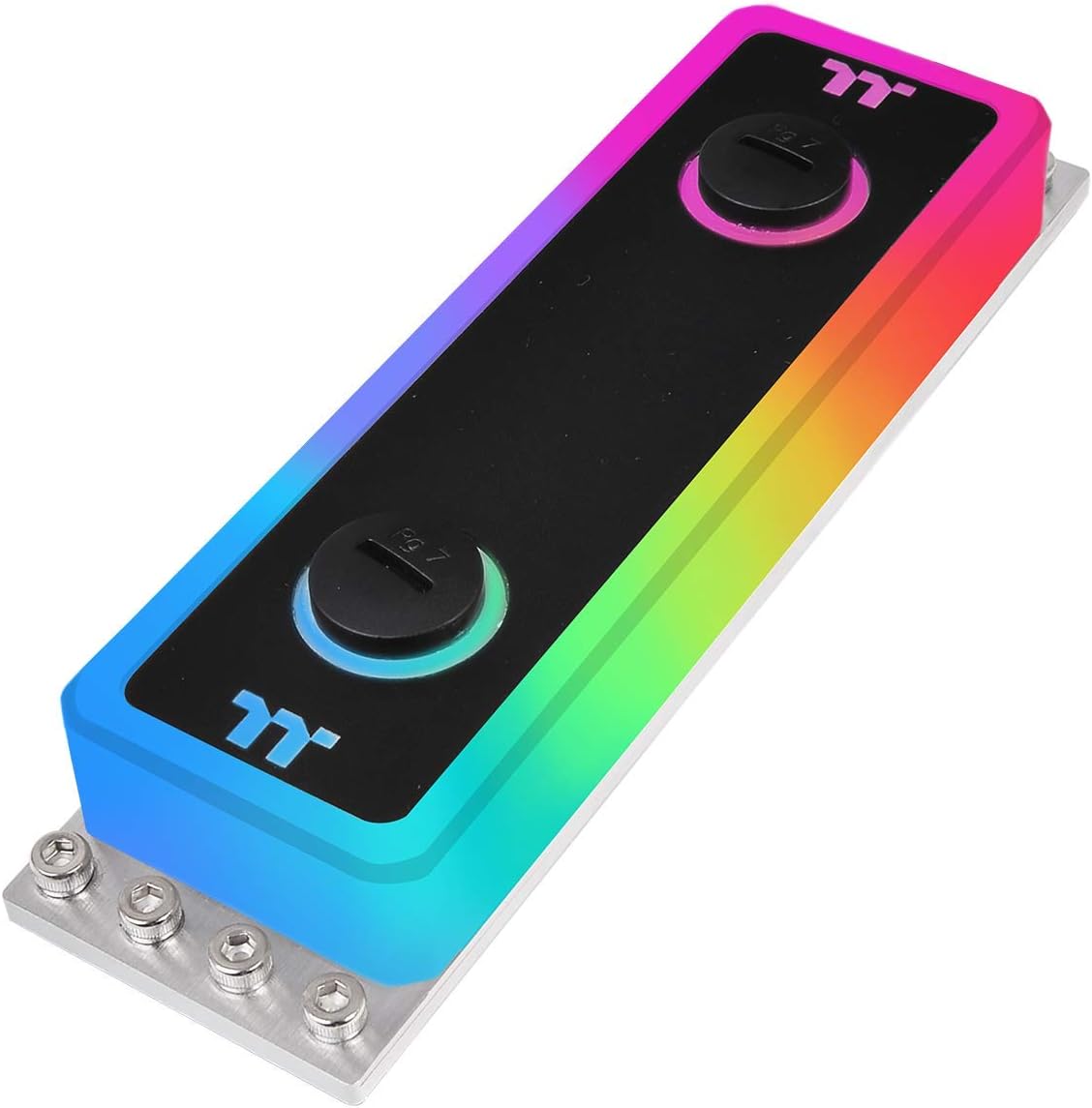 Thermaltake WaterRAM Alexa/Razer Chroma/5V Motherboard Syncable RGB Liquid Cooling Memory DDR4 3200MHz 32GB (8GB X 4) CL-W252-CA00SW-A