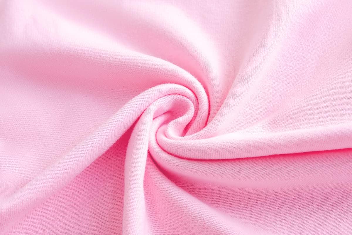 KikizYe Little Big Girls Pajamas Set Short Sleeve PJs 100% Cotton Pyjamas - Image 5