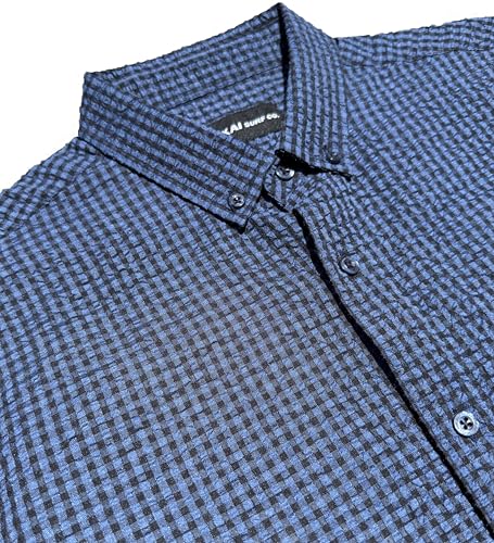 Image of Molokai Surf Button Down Slim Fit Hawaiian Short Sleeve Shirts