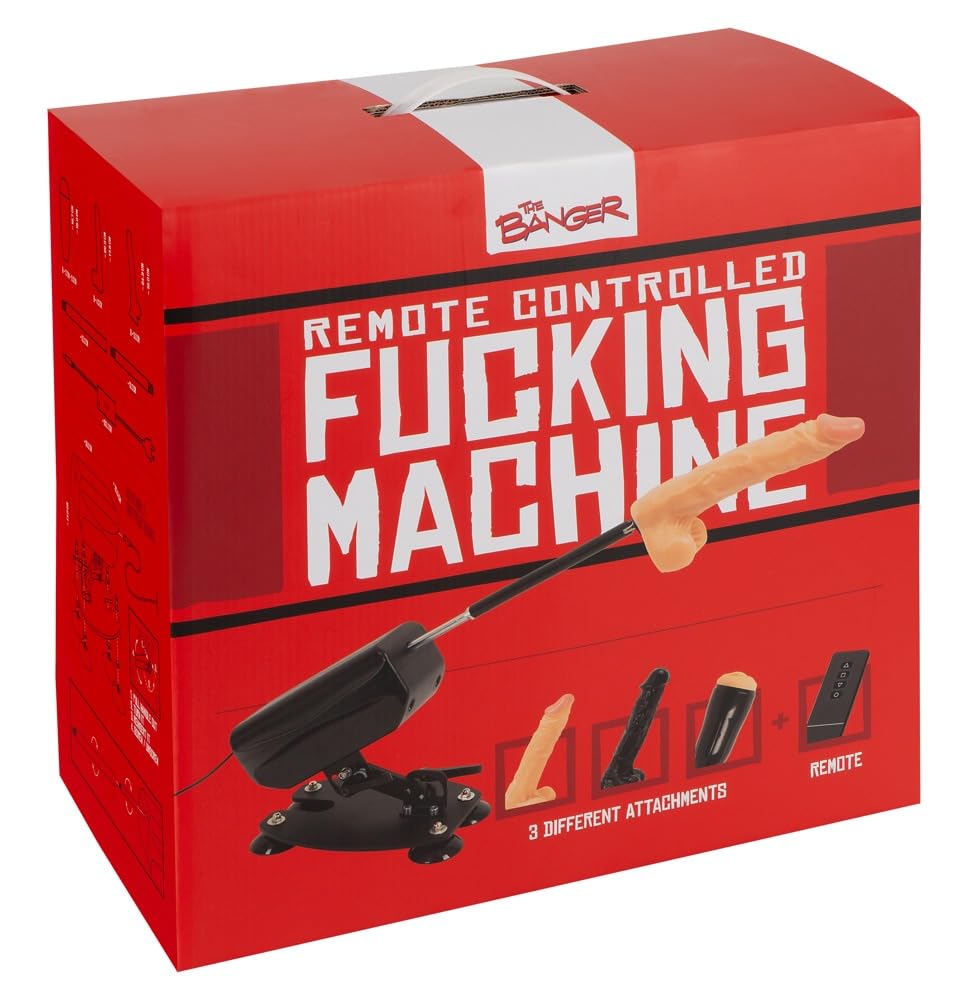 The Banger RC Fucking Machine with Remote Control - Black