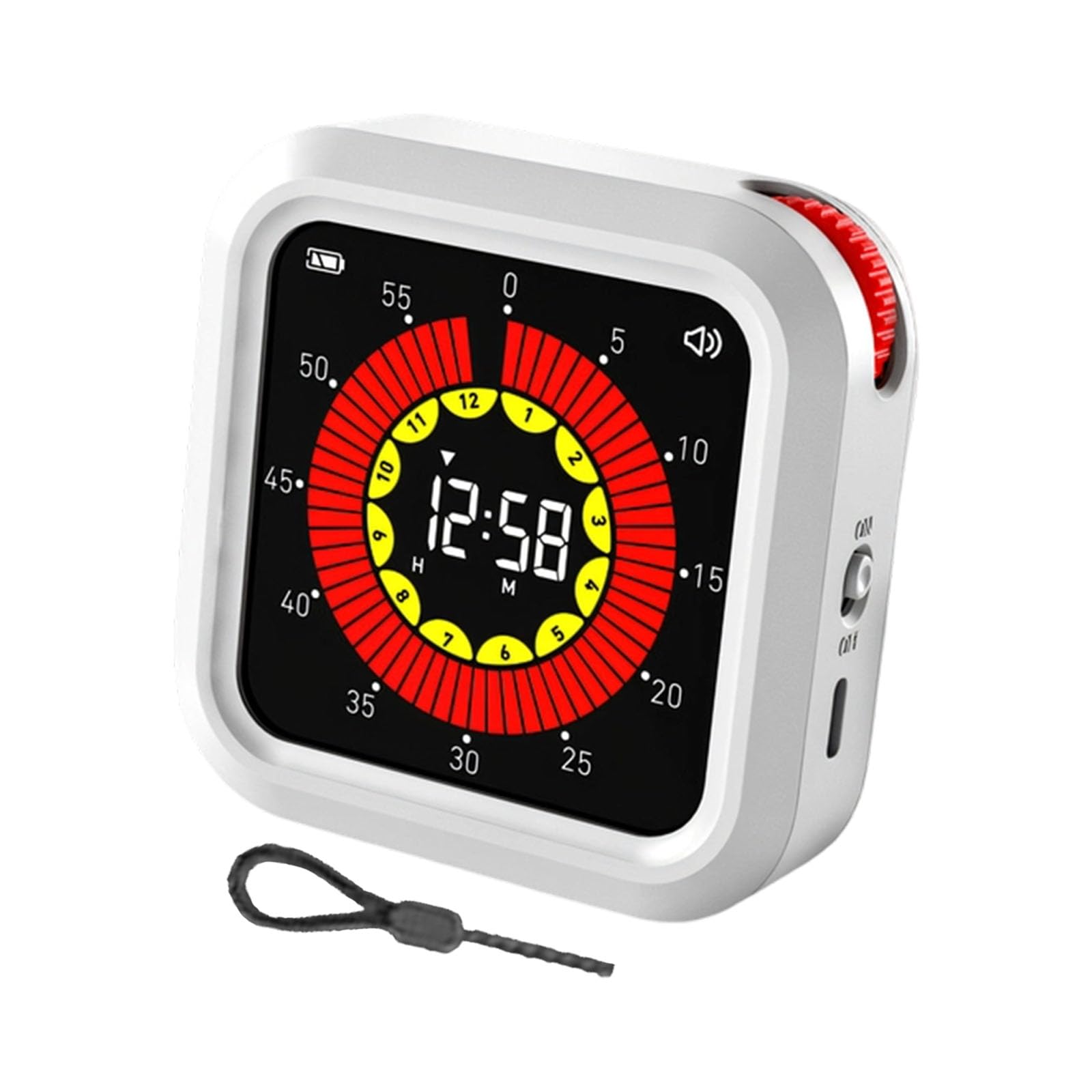 Kalttoy Digital Visual Timer Rechargeable for Offices Task Reminder Countdown Digital Visual Timer Countdowns Clock Large Display