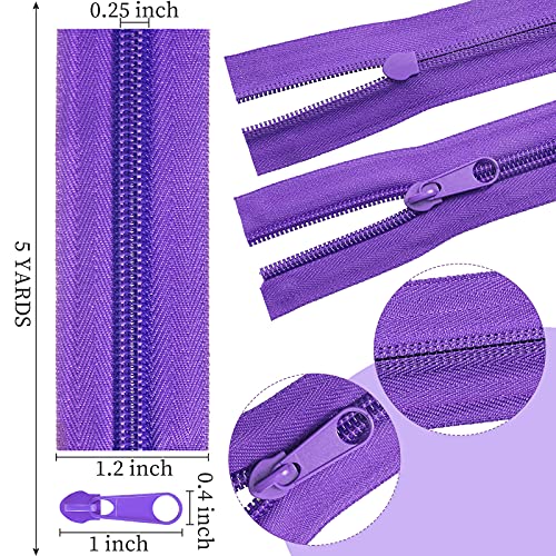 Fermeture éclair en nylon multi taille de 30m pour mercerie créative