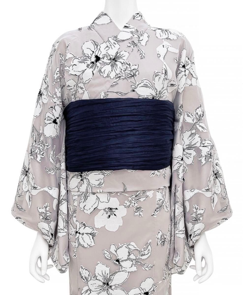 3点セット2Wayオーガンジー花柄セパレート浴衣