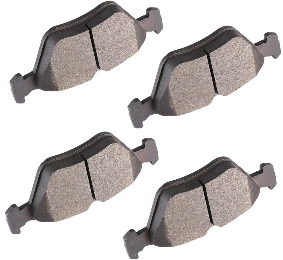 LSAILON [D853] Front Semi-Metallic Disc Brake Pads Set For Chrysler Crossfire For Mercedes-Benz CLK320 CLK430 E300 E320 E350 E430 SLK320 [4PCS]