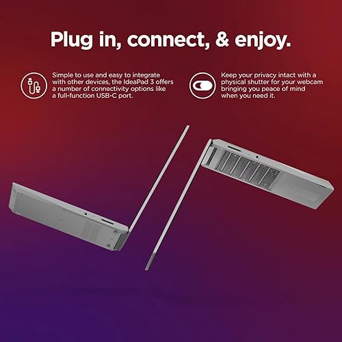 Miniatura 5 de Lenovo Ideapad 3i - Laptop FHD de 14 pulgadas, Intel Core i3-1115G4, 8 GB de RAM, SSD de 128 GB, Windows 11 en modo S, gráficos Intel UHD, gris
