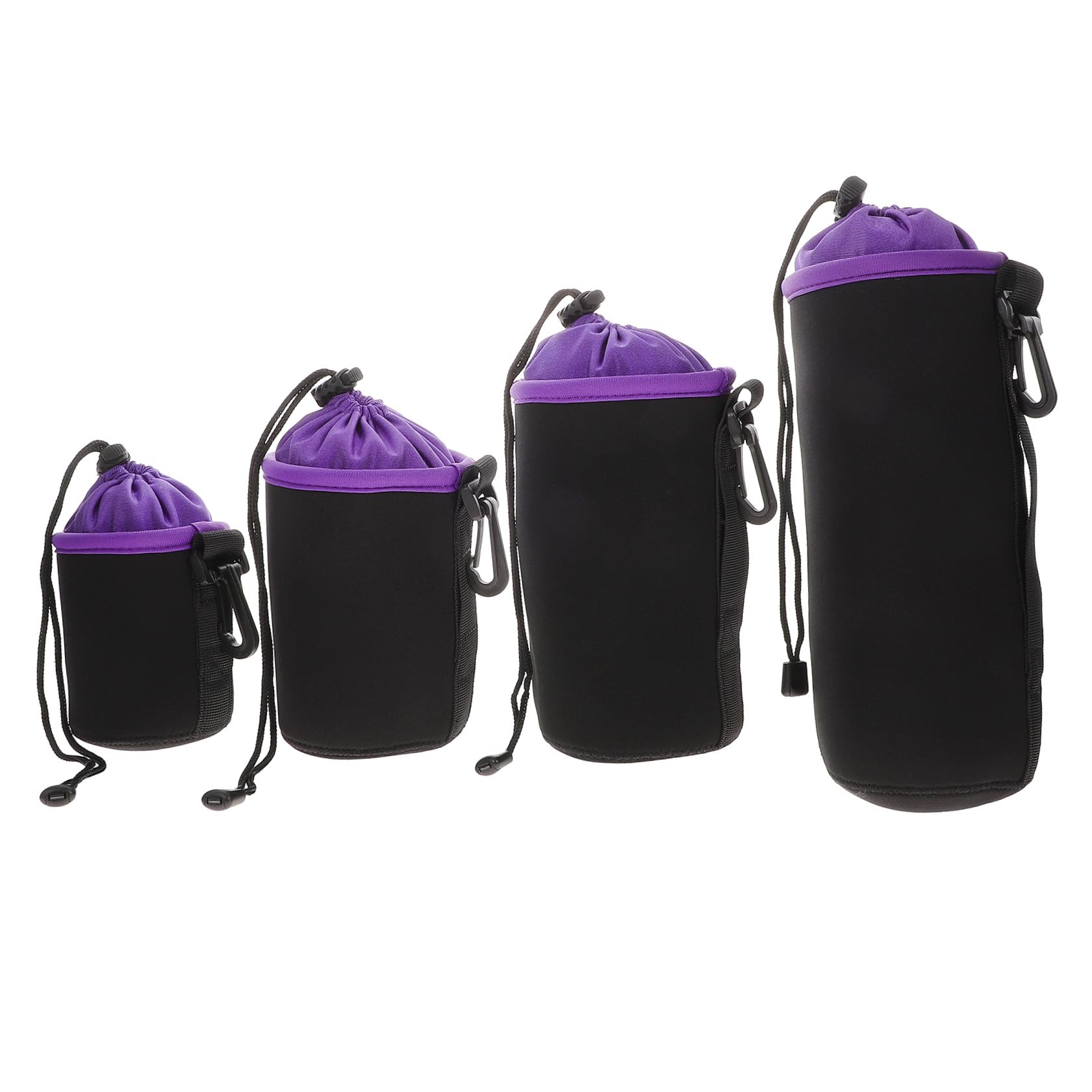4stücke Objektivtasche Für Kamera Mit Kordelzug Aufbewahrungstasche Für Outdoor-Gebrauch Schutz Vor Feuchtigkeit Und Stößen Vielseitige Lagerung Für Fotozubehör