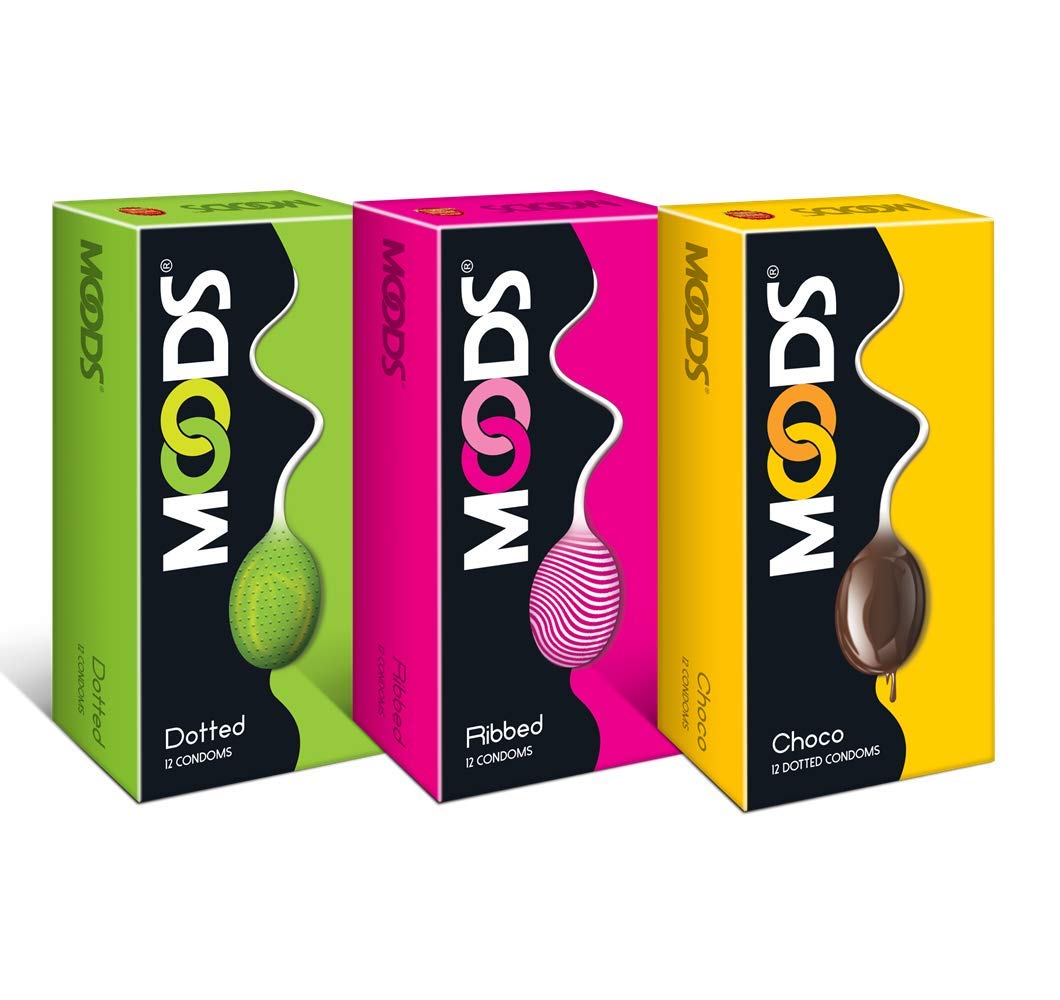 Moods Condoms Combo (Dotted - 12 Count, Ribbed - 12 Count, Choco - 12 Count)-image-11