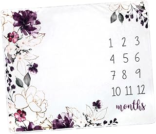 SECFOU 1Pc Cobertor De Marcos Cobertores De Flanela Cobertores Infantis Cobertor De Pelúcia Para Recém-Nascidos Cobertores De Recepção De Bebê Fundo De Imagem Do Bebê Cobertor De Idade