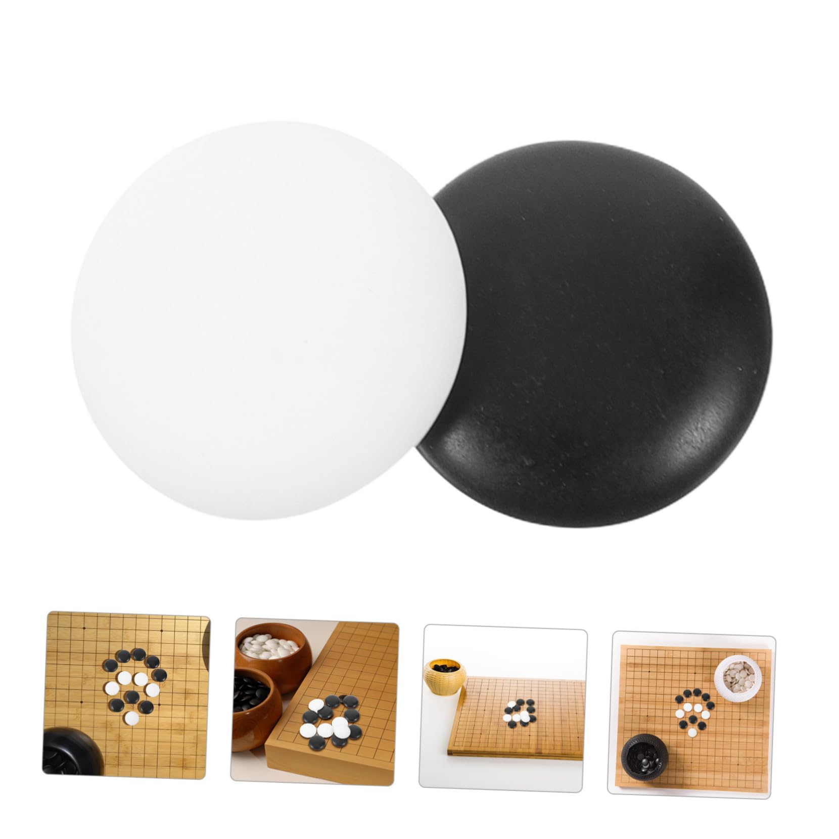 Yardwe 360 Pietre Per Gioco Del Go | Perle Piane In Resina | Accessori Per Scacchi Go | Diametro 1.8cm