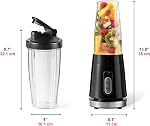 Ensemble de mélangeur personnel Starfrit Heritage 7PC - Deux tasses de 828ml - Deux lames - Modes élevé, bas et pulsation - 300W - Parfait pour les smoothies !