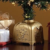 Vista 3 de HOLIDAY PEAK 3’ Musical Spinning Fiber Optic Christmas Tree, Pre-Lit and Fully Decorated Revolving Tree