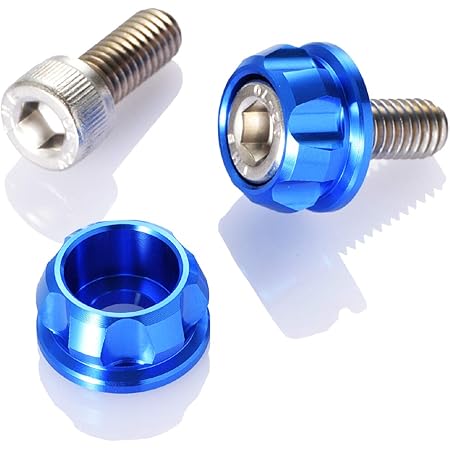 Amazon Mastore バイク用ナンバープレートホルダー 汎用 ナンバーステートホルダー 角度調整可能 原付 ブルー ナンバープレートホルダー 車 バイク