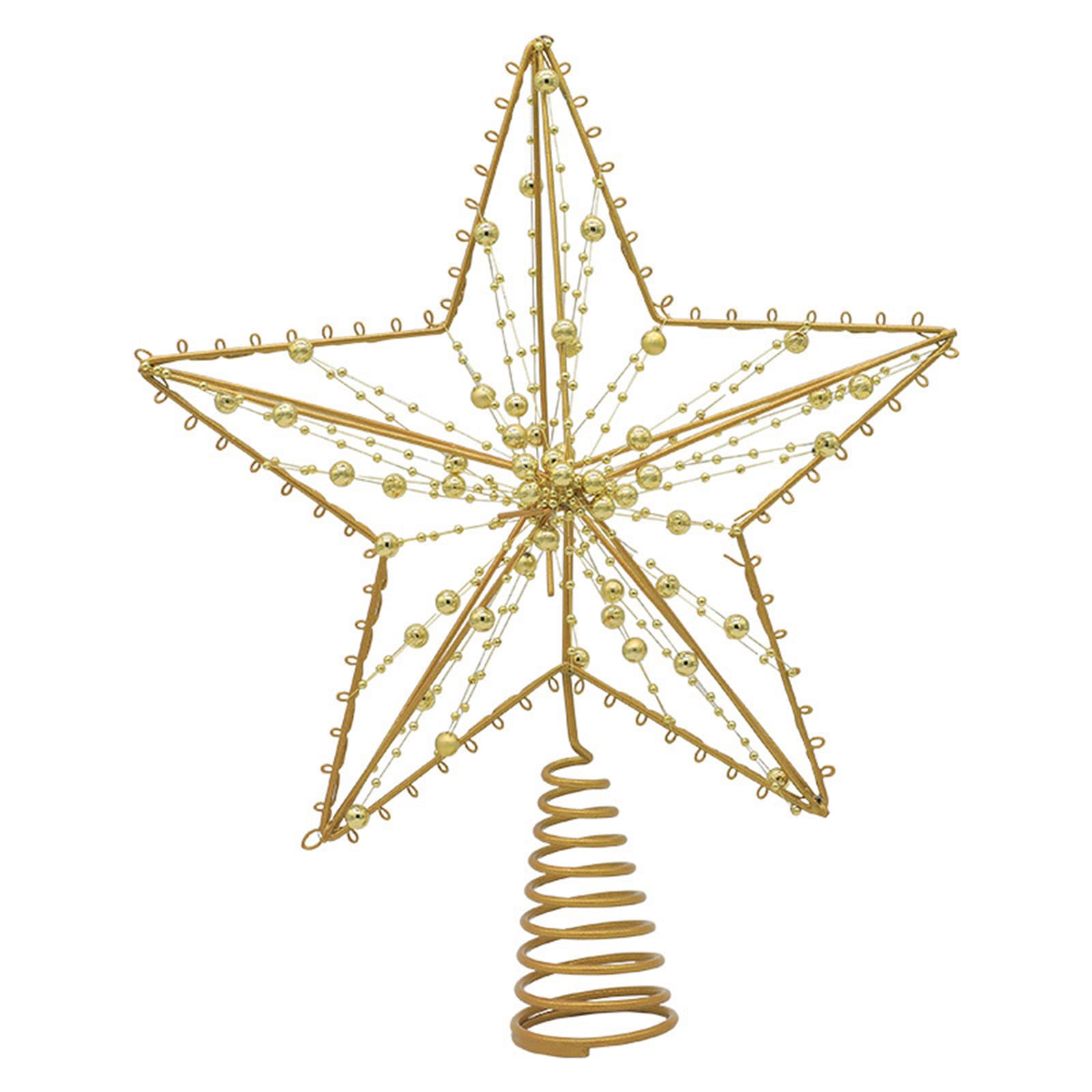 Jazuaiao Christmas Tree Toppers Christmas Decorations Tree Toppers Star Shaped for Ornament Decorations Ornaments