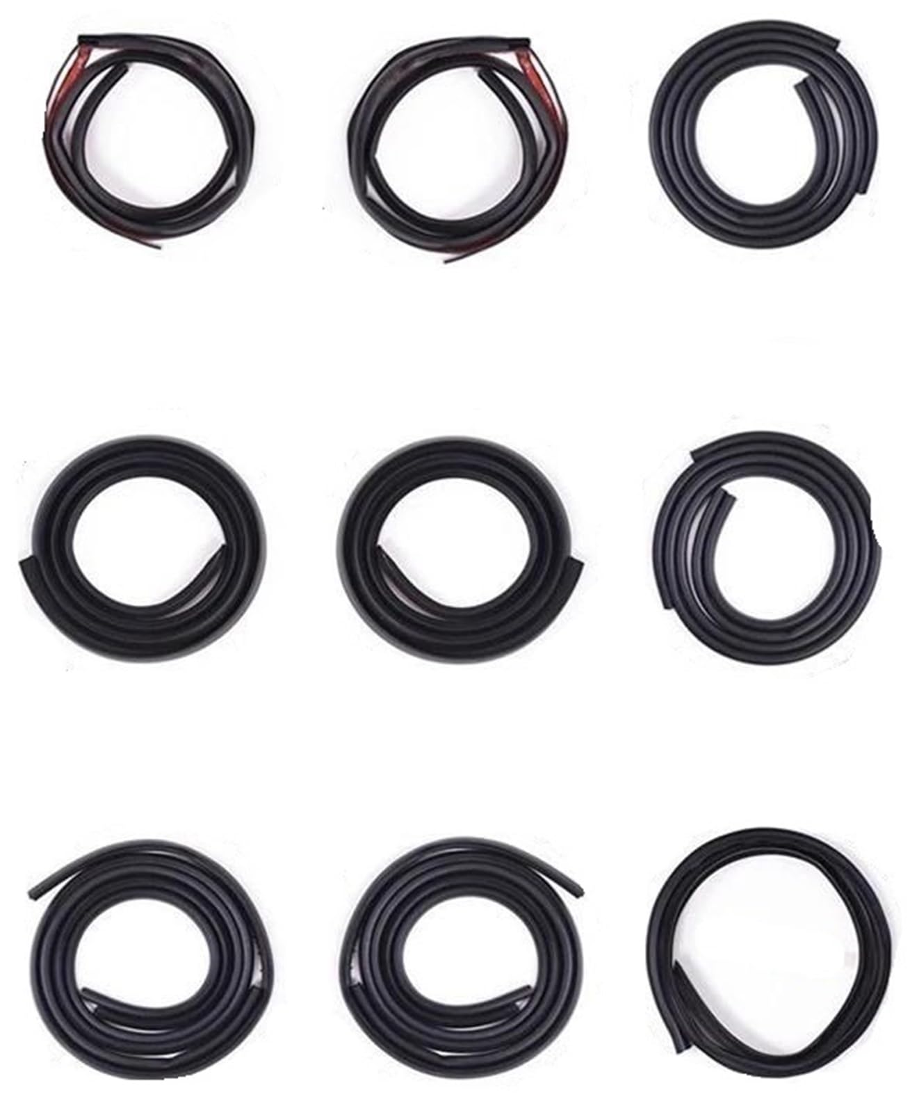 Car Door Window Rubber Seal Strip Car Door Seal Strip Rubber Noise Insulation Weatherstrip Soundproof Car Seal Strong Adhesive for Harrier AJOHBM