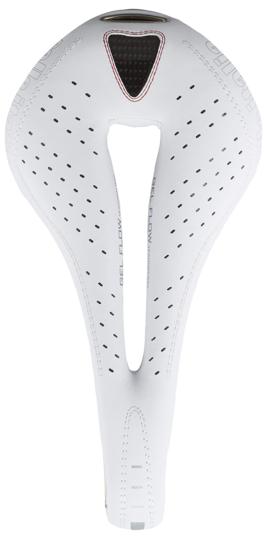 Selle Italia Flite Titanium Gel Blanc – Cuir, 300g – Vélo Course