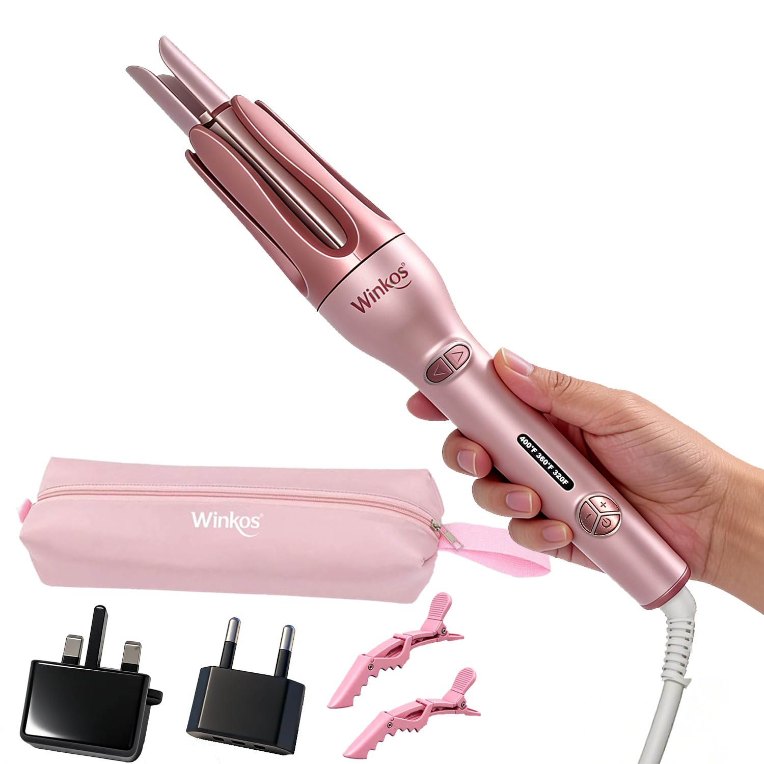 Winkos Automatic Rotating Curling Iron