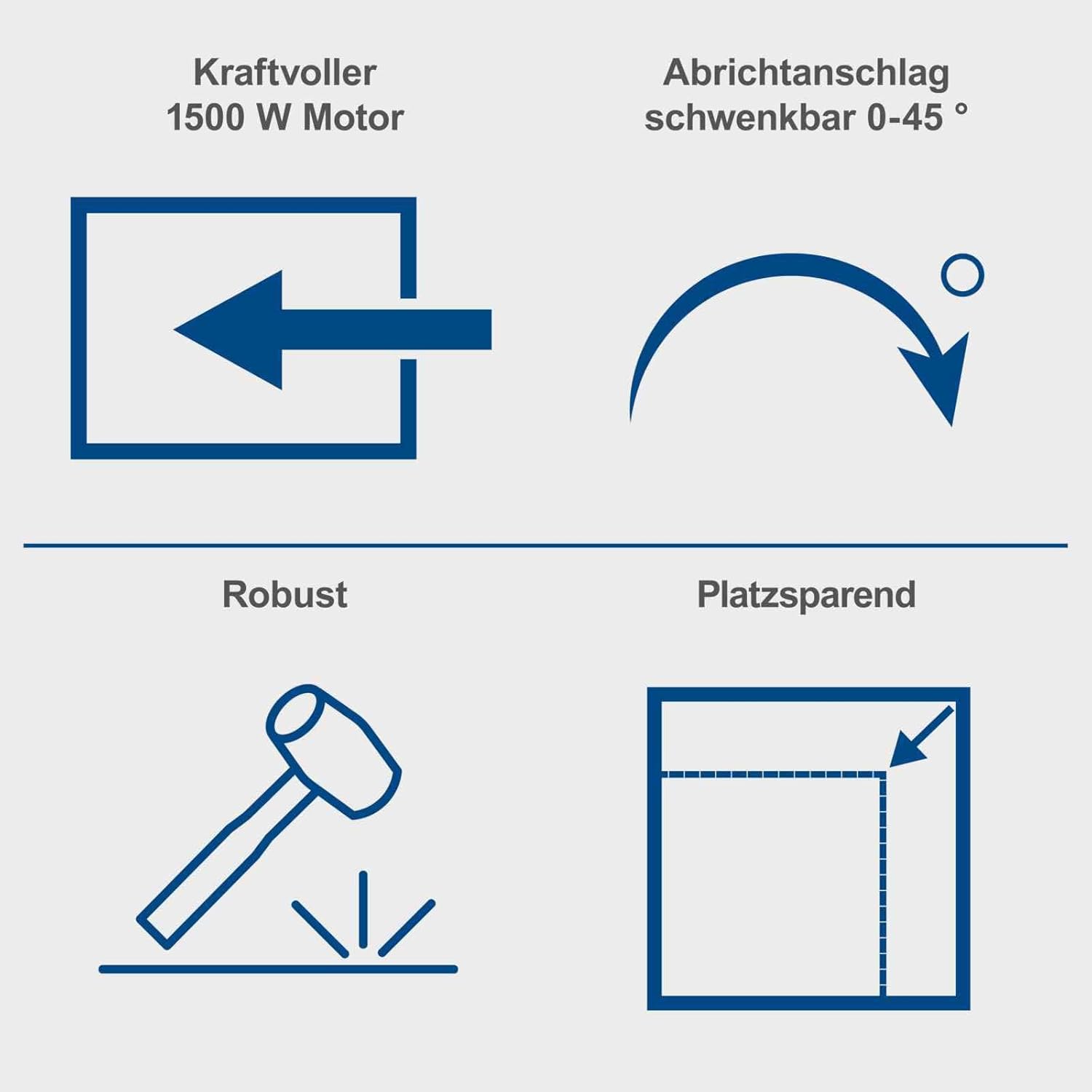 Scheppach HMS1080 Key Features Diagram