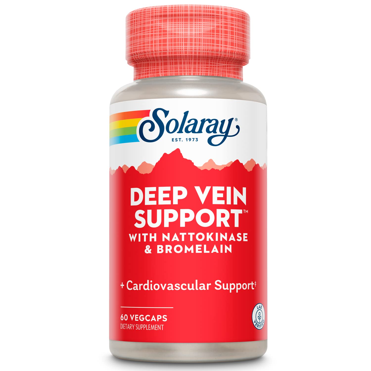SOLARAY Deep Vein Support, Veg Cap (Btl-Plastic) | 60ct 60 Count (Pack of 1)