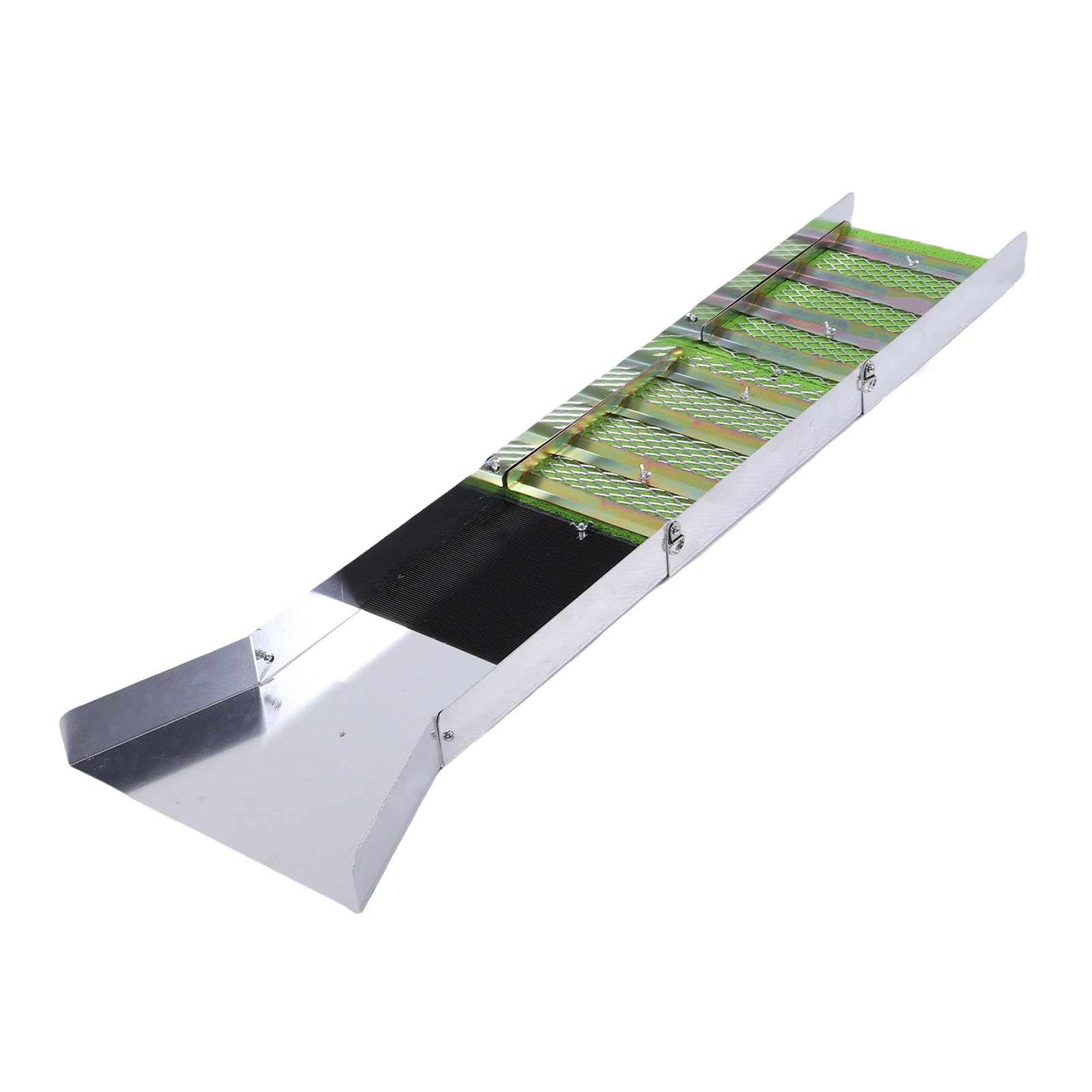 Aramox Goldwaschset, Zusammenklappbare Schleusenbox aus Aluminiumlegierung, 50 Zoll, Tragbare Schürfausrüstung, 29-teiliges Bergbauwerkzeugset für Erwachsene, Outdoor-Erkundung von River Creek